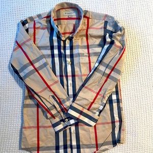 Youth Burberry Shirt Size 9/10